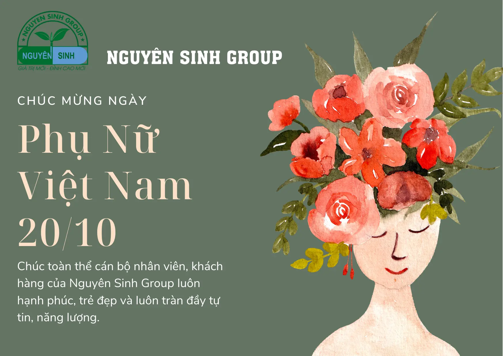 NGUYÊN SINH GROUP CHÚC MỪNG NGÀY 20/10