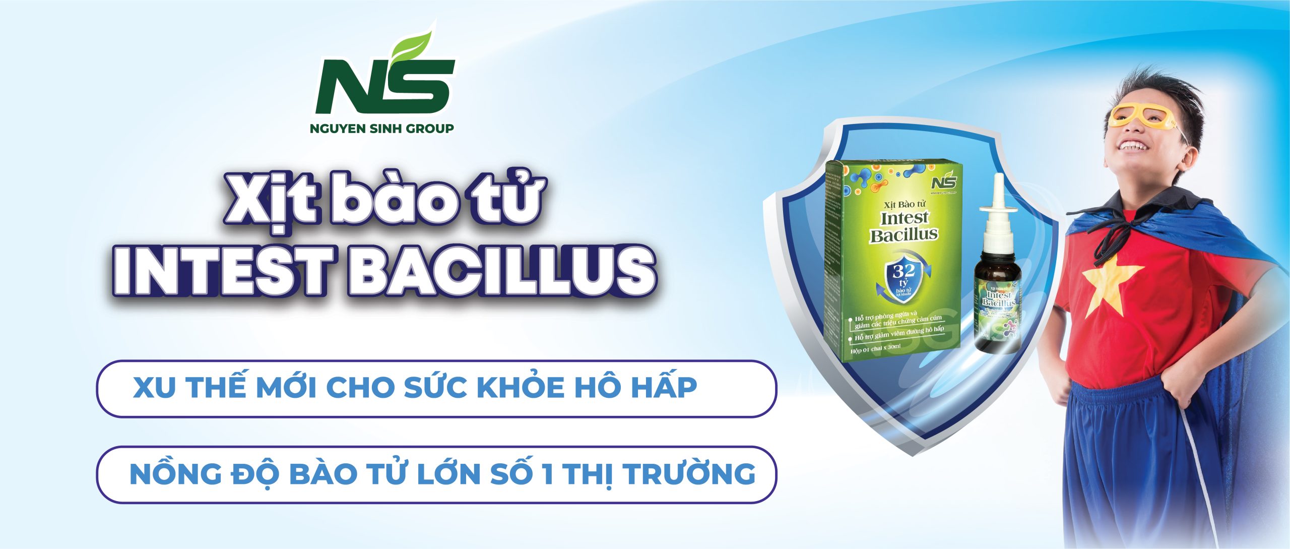 Xịt bào tử Intest Bacillus